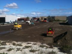 Profiling hardstand area Perth